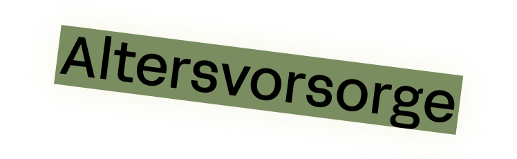 Wort Altersvorsorge