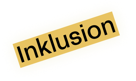 Wort Inklusion