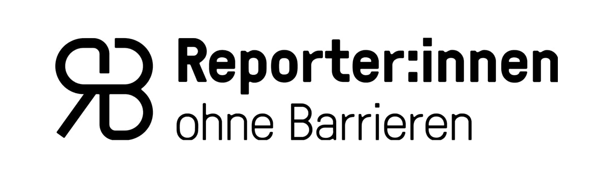 Logo Reporter ohne Barrieren