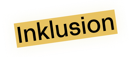 Wort Inklusion