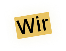 Wort Wir alle